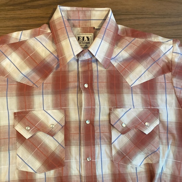 Ely Cattleman Men’s ShortSleeve Western Shirt - Picture 2 of 4